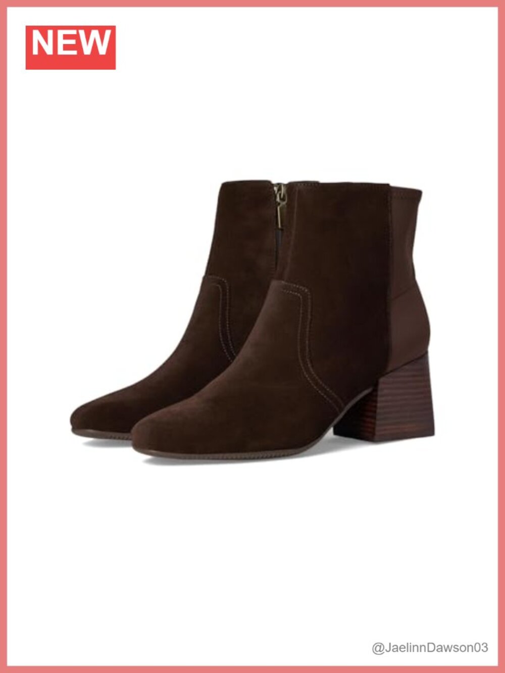 Blondo Tamira Ankle Bootie Block Heel Pull-On Suede Women's Boot